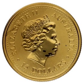 Moneda Australia 15 Dólares Canguro Oro 1999 1/10oz