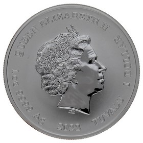Moneda Tuvalu 1 Dólar Homer Simpson Plata 2022 1oz