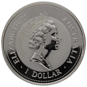Moneda Australia 1 Dólar Kookaburra Plata 1994 1oz