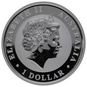 Moneda Australia 1 Dólar Kookaburra Plata 2014 1oz