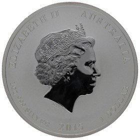 Moneda Australia 1 Dólar Año de la Cabra Plata 2015 1oz