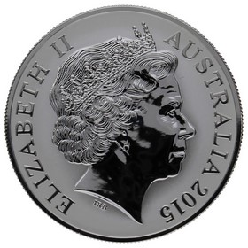 Moneda Australia 1 Dólar Canguro Plata 2015 1oz