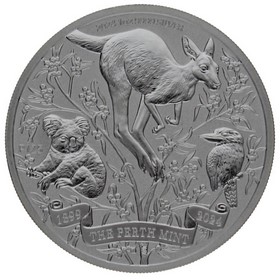 Moneda Australia 1 Dólar 125 Años Perth Mint Plata 2024 1oz