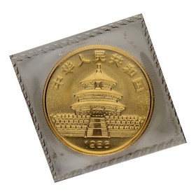 Moneda China 50 Yuanes Panda Oro 1986 1/2oz