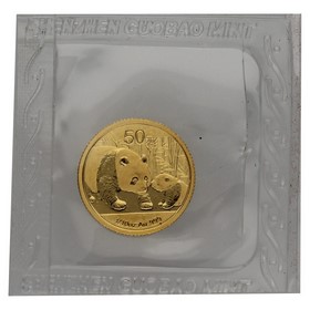 Moneda China 50 Yuanes Panda Oro 2011 1/10oz
