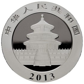 Moneda China 10 Yuanes Panda Plata 2013 1oz