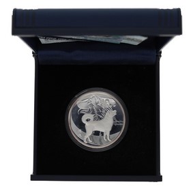 Moneda China 10 Yuanes Año del Perro Plata 2018 30g