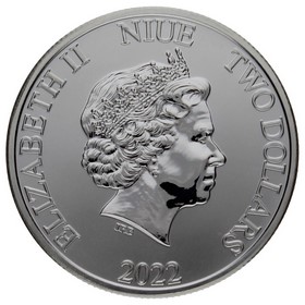 Moneda Niue 2 Dólares Darth Vader Plata 2022 1oz
