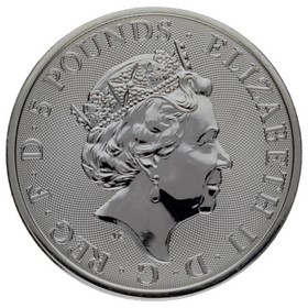 Moneda Reino Unido 5 Libras Plata 2020 2oz