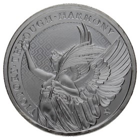 Moneda Santa Elena 1 Libra Victory thought harmony Plata 2021 1oz