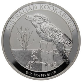Moneda Australia 10 Dólares Kookaburra Plata 2016 P-Perth 10oz