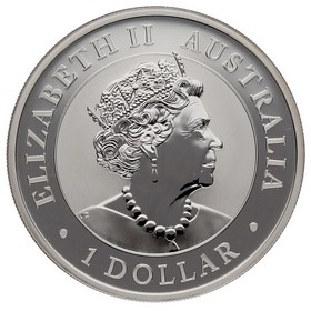 Moneda Australia 1 Dólar Kookaburra Plata 2023 P-Perth 1oz