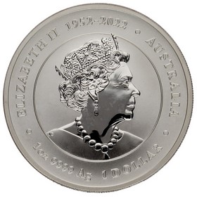 Moneda Australia 1 Dólar Año del Dragón Plata 2024 P125-Perth 1oz