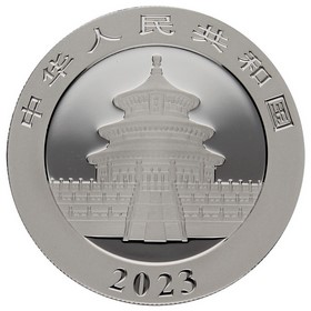 Moneda China 10 Yuanes Panda Plata 2023 30g