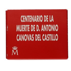 Moneda 1000 Pesetas 100 Años muerte Antonio Cánovas del Castillo Plata 1997 M-Madrid 13,50g