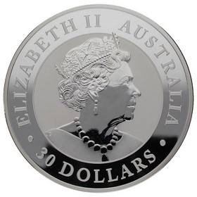 Moneda Australia 30 Dólares Kookaburra Plata 2019 P-Perth 1Kg