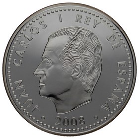 Moneda 10 Euros Campeones de Europa 2008 Plata 2008 M-Madrid 27g
