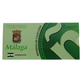 Moneda 5 Euros Escudo de Málaga y Fachada de la Catedral Plata 2012 M-Madrid 13,50g