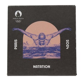 Moneda Francia 10 Euros París 2024 - Natación Plata 2021 París 22,20g