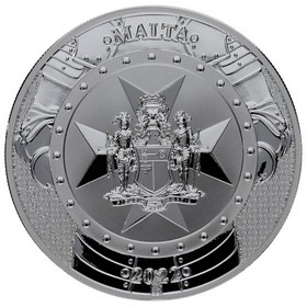 Moneda Malta 5 Euros Caballeros del Pasado Plata 2022 1oz