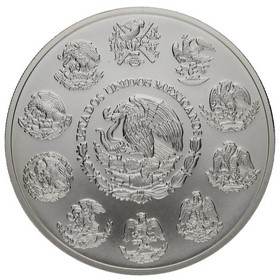 Moneda México 5 Onzas Libertad Plata 2023 5oz