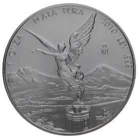 Moneda México 1 Onza Libertad Plata 2010 1oz