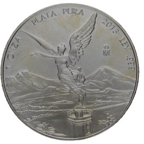 Moneda México 1 Onza Libertad Plata 2013 1oz