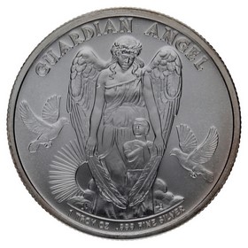 Moneda Niue 2 Dólares Ángel de la Guardia Plata 2017 1oz