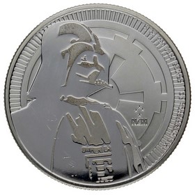 Moneda Niue 2 Dólares Darth Vader Plata 2017 1oz
