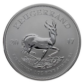 Moneda Sudáfrica 1 Krugerrand 50 Aniversario Plata 2017 1oz