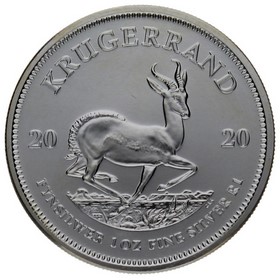Moneda Sudáfrica 1 Krugerrand Plata 2020 1oz