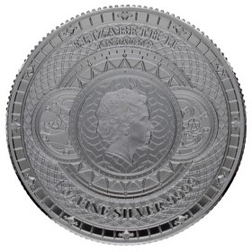 Moneda Tokelau 6 Dólares Chronos Plata 2022 1oz