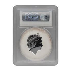 Moneda Australia 1 Dollar Año del Caballo MS70 Plata 2014 1oz