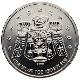 Moneda Canadá 5 Dollars Vancouver 2010 Plata 2009 1oz