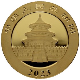 Moneda China 500 Yuans Panda Oro 2023 30g