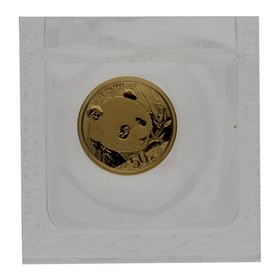 Moneda China 50 Yuans Panda Oro 2018 3g
