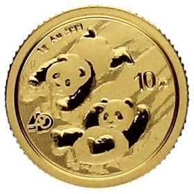 Moneda China 10 Yuans Panda Oro 2022 1g