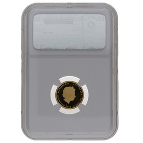 Moneda Australia 15 Dollars Año del Dragón PF70 Ultra Cameo Oro 2012 1/10oz