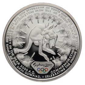 Moneda Australia 5 Dollars Sidney 2000 Plata 2000 1oz