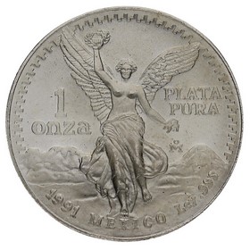 Moneda México Libertad Plata 1991 1oz