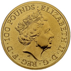 Moneda Reino Unido 100 Pounds Griffin of Edward III Oro 2017 1oz