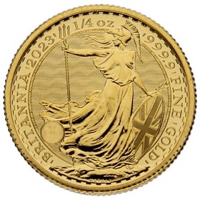 Moneda Reino Unido 25 Pounds Britannia Oro 2023 1/4oz