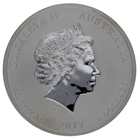 Moneda Australia 8 Dólares Año del Gallo Plata 2017 P-Perth 5oz