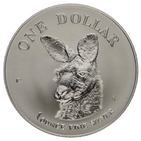 Moneda Australia 1 Dólar Canguro Plata 1995 C-Camberra 1oz