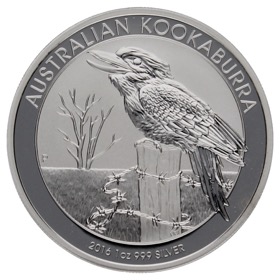 Moneda Australia 1 Dólar Kookaburra Plata 2016 P-Perth 1oz