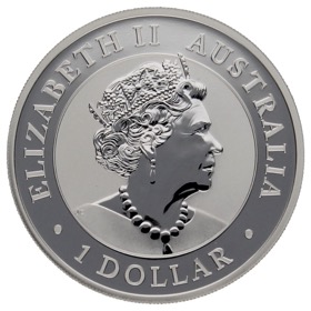 Moneda Australia 1 Dólar Australian Brumby Plata 2021 P-Perth 1oz