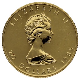 Moneda Canadá 20 Dólares Oro 1986 1/2oz