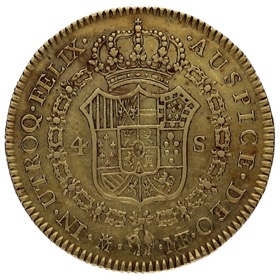 Moneda 4 Escudos Oro 1794 M-Madrid 13,38g