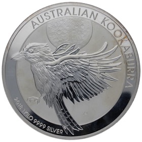 Moneda Australia 30 Dólares Kookaburra Plata 2018 P-Perth 1Kg