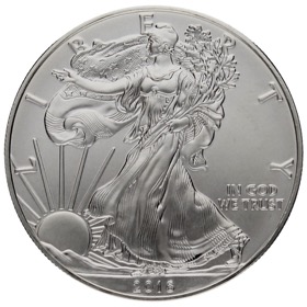 Moneda Estados Unidos 1 Dólar American Silver Eagle Plata 2016 1oz